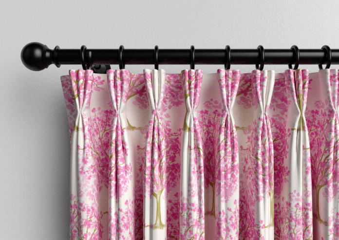 Classic Woodland, Pink Blossom - Made to Measure Curtains - Image 11